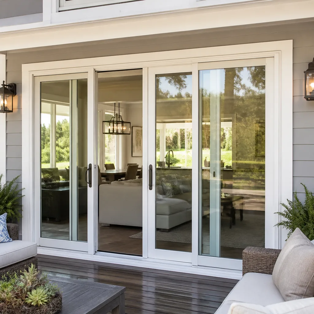 Sliding glass doors